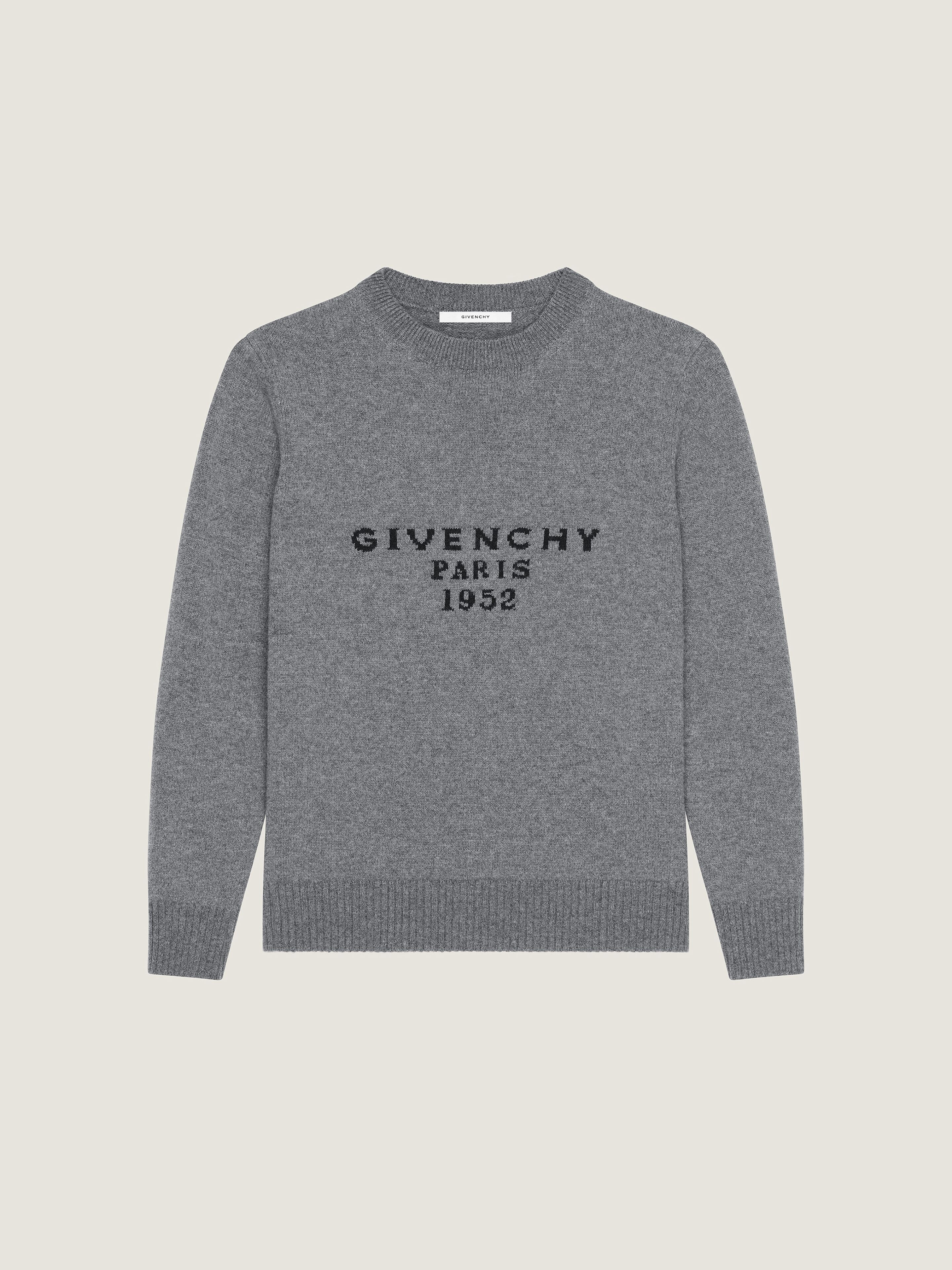 Sweater in wool cashmere with GIVENCHY signature